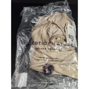 NEW NWT Majestic Filatures Deluxe Teeshirt size 2 Golden Sand‎ Sparkle with tags